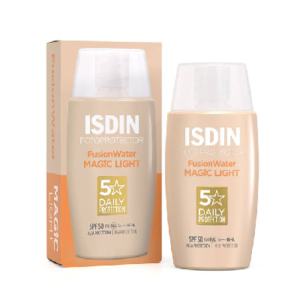 ضدآفتاب رنگی ISDIN Fusion Water MAGIC Light SPF 50